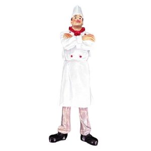 Chef Cuisinier en résine – Luigi