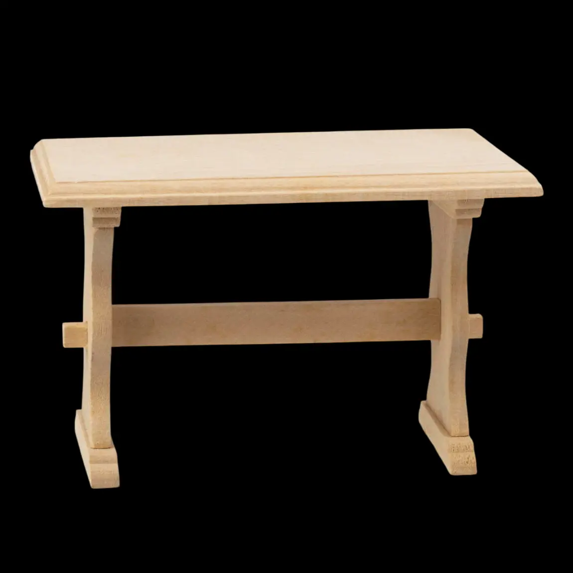 Table campagnarde en bois brut – Image 7