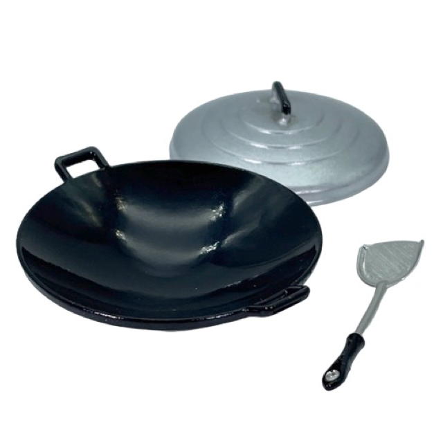 Wok avec couvercle et spatule – Image 3