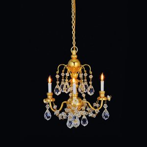 Lustre de prestige cristal – Suspension – 12 volts