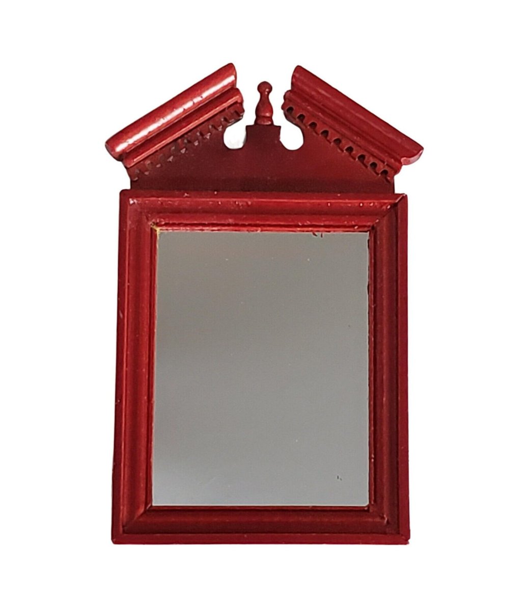 Miroir cadre bois acajou – Image 2